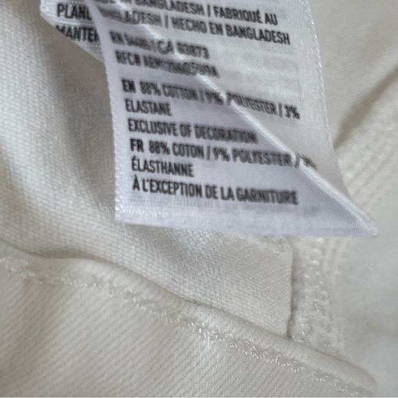 American Eagle jeans women’s white size 24 Curvy Hi-Rise  jeggings bright NWT - Picture 6 of 16